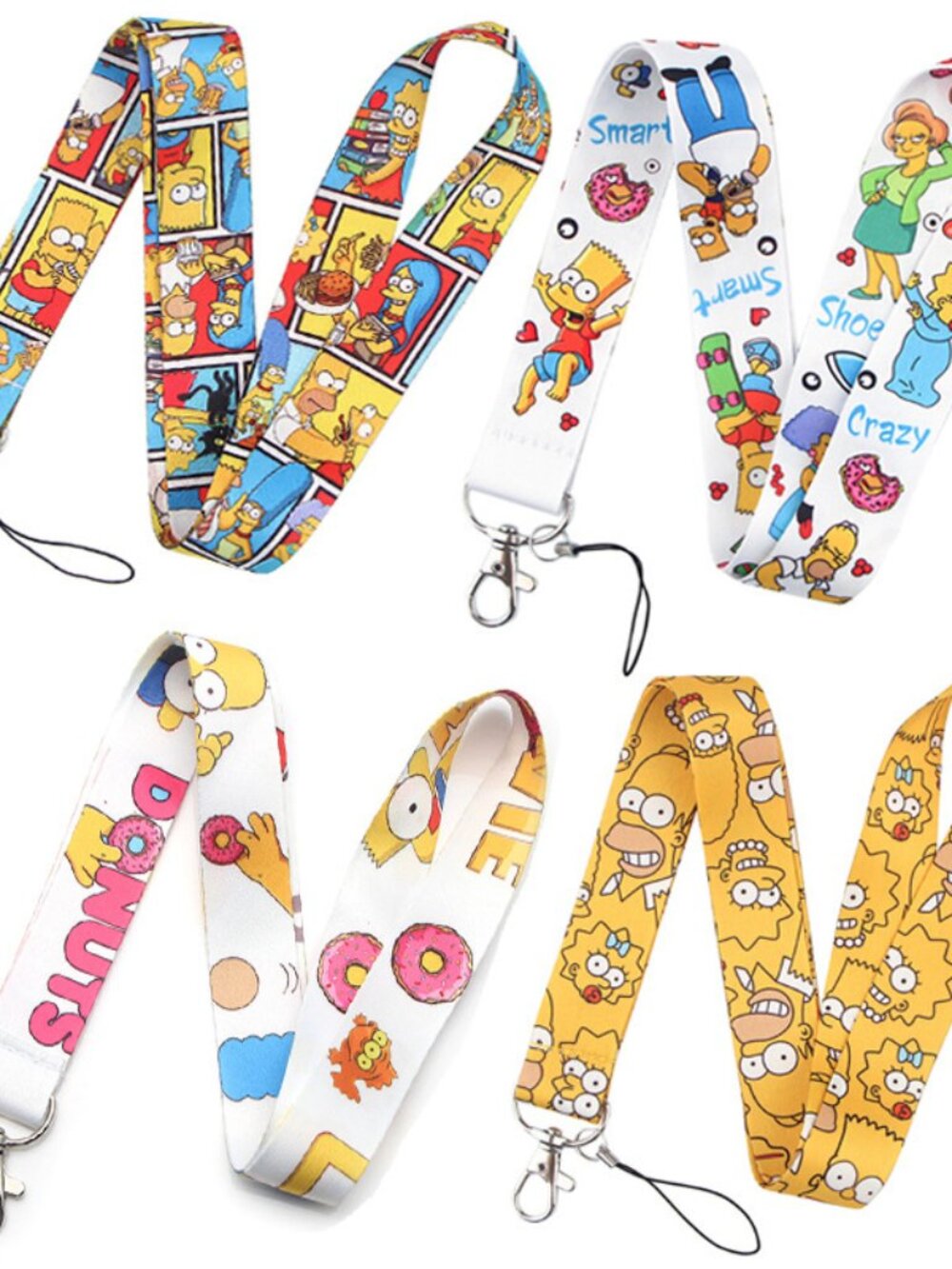 The Simpsons Keychain Badge Lanyard
